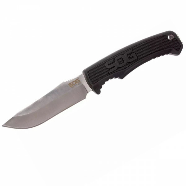 Тактически/ ловен нож SOG Field Knife за оцеляване, стомана 7Cr17MoV, тактическа кания, с помел за чупене на стъкла